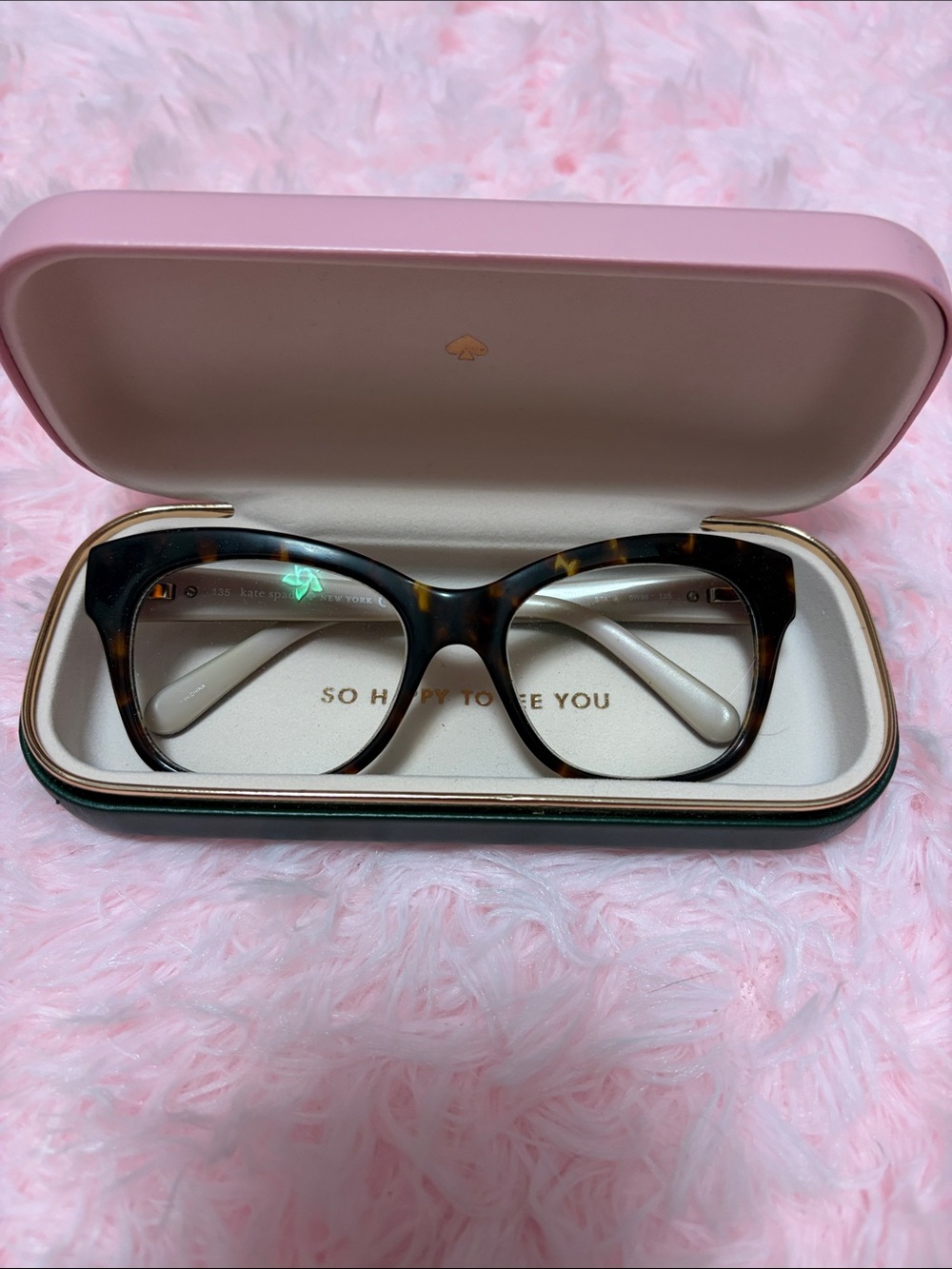 Kate Spade Tortoiseshell Eyeglasses EUC